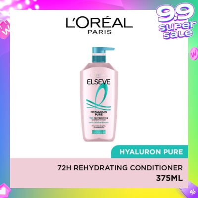 L'OREAL PARIS ELSEVE Hyaluron Pure 72h Rehydrating Conditioner 375ml
