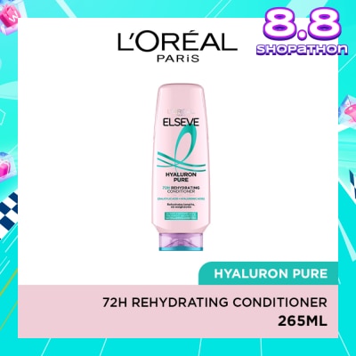 L'OREAL PARIS ELSEVE Hyaluron Pure 72h Rehydrating Conditioner 265ml