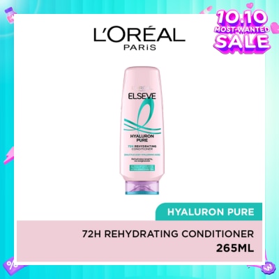 L'OREAL PARIS ELSEVE Hyaluron Pure 72h Rehydrating Conditioner 265ml
