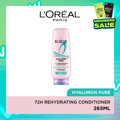 L'OREAL PARIS ELSEVE Hyaluron Pure 72h Rehydrating Conditioner 265ml