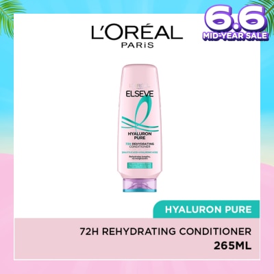 L'OREAL PARIS ELSEVE Hyaluron Pure 72h Rehydrating Conditioner 265ml