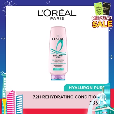 L'OREAL PARIS ELSEVE Hyaluron Pure 72h Rehydrating Conditioner 265ml
