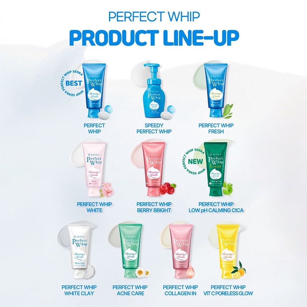 Perfect Whip White Beauty Foam Facial Cleanser 100g