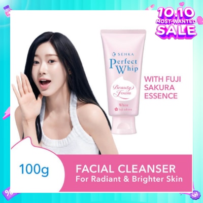 SENKA Perfect Whip White Beauty Foam Facial Cleanser 100g