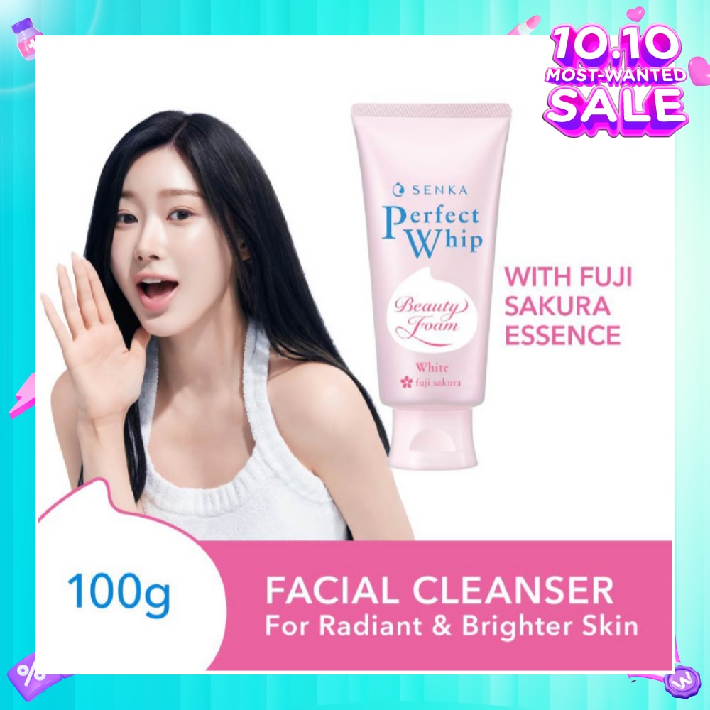 Perfect Whip White Beauty Foam Facial Cleanser 100g