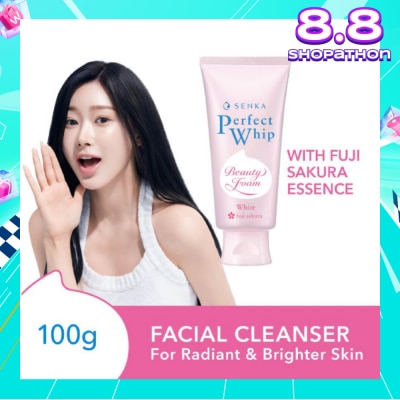 SENKA Perfect Whip White Beauty Foam Facial Cleanser 100g