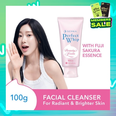 SENKA Perfect Whip White Beauty Foam Facial Cleanser 100g