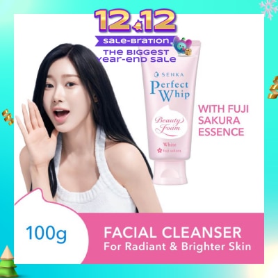 SENKA Perfect Whip White Beauty Foam Facial Cleanser 100g