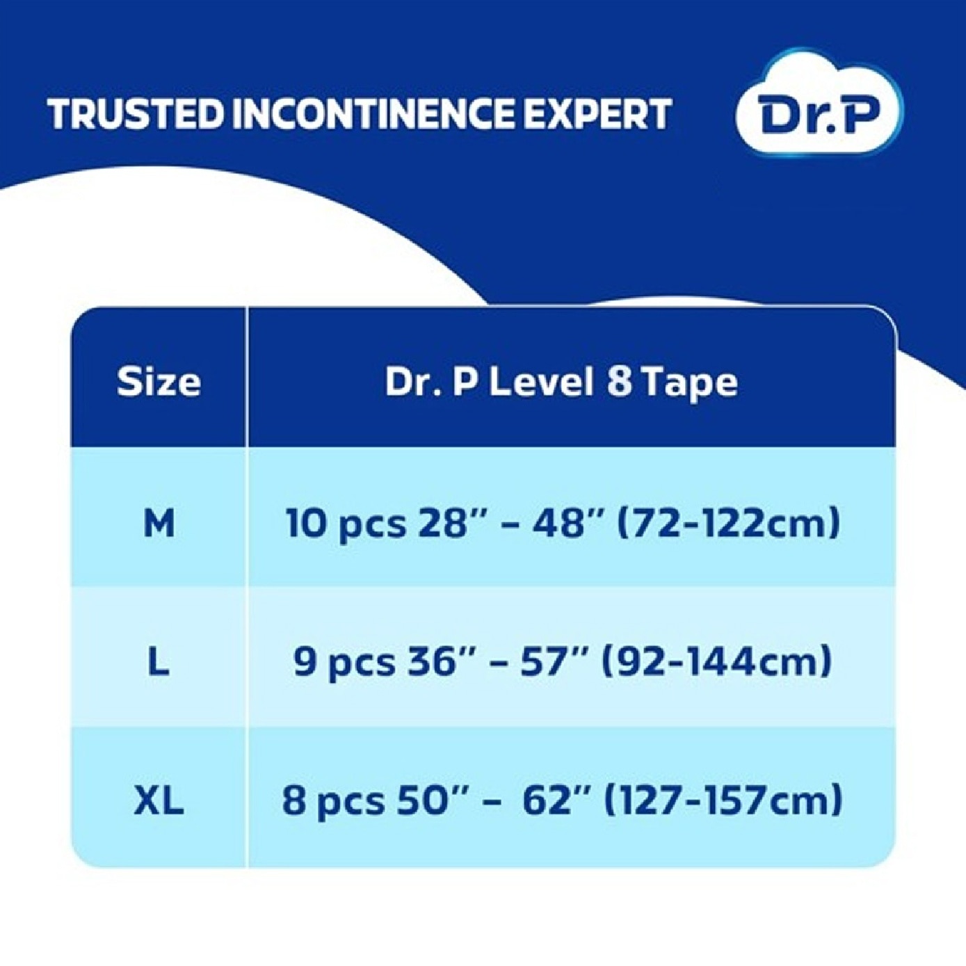 Premium Adult Diaper Level 8 Tape Size XL 8s image