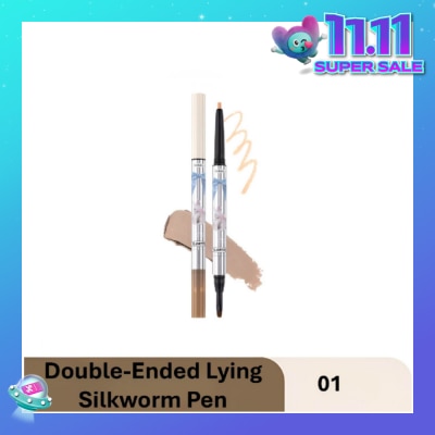 FLORTTE Mesmerizing Princess Double-Ended Lying Silkworm Pen 01 0.9g
