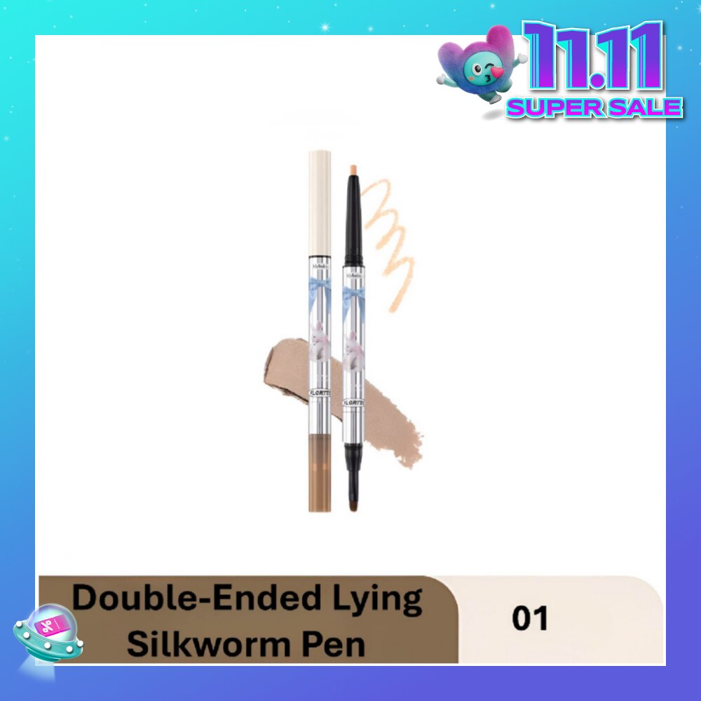 Mesmerizing Princess Double-Ended Lying Silkworm Pen 01 0.9g
