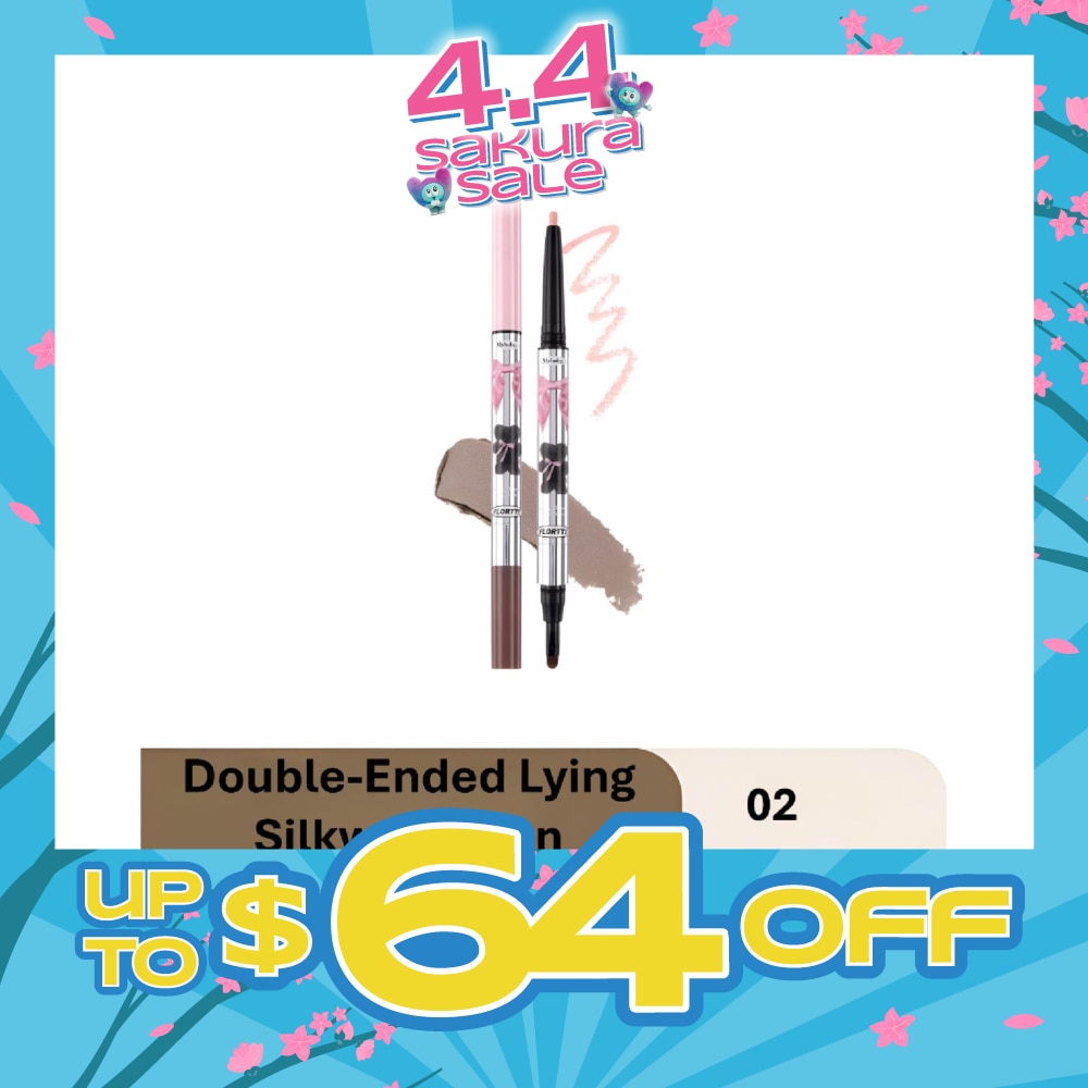 Mesmerizing Princess Double-Ended Lying Silkworm Pen 02 0.9g