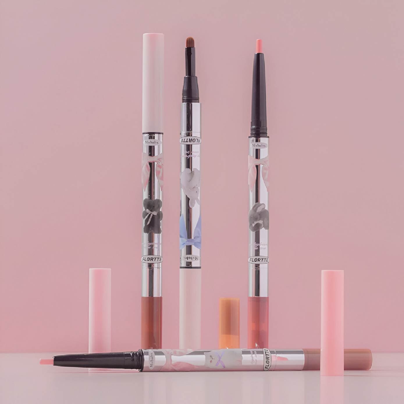 Mesmerizing Princess Double-Ended Lying Silkworm Pen 04 0.9g