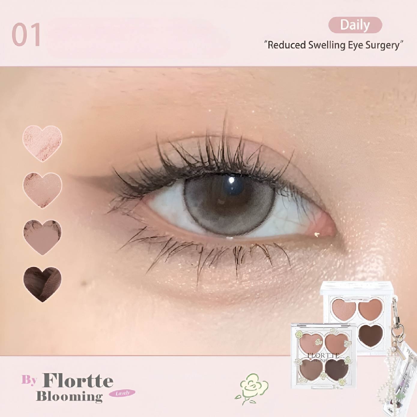 Love Yourself 4-Colour Eyeshadow Palette 01 2.7g