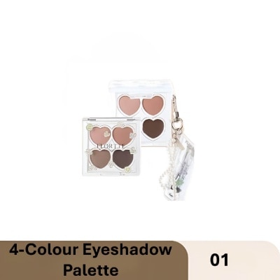 FLORTTE Love Yourself 4-Colour Eyeshadow Palette 01 2.7g