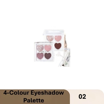 FLORTTE Love Yourself 4-Colour Eyeshadow Palette 02 2.7g