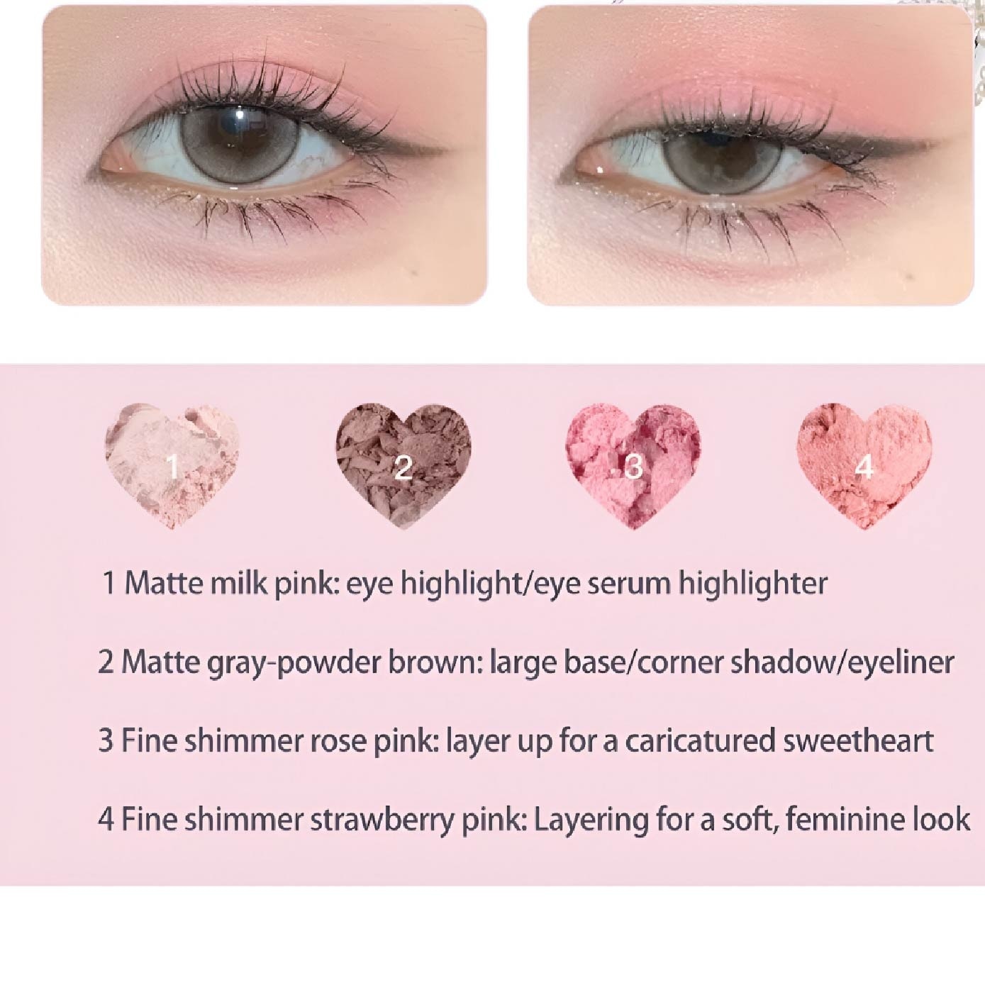 Love Yourself 4-Colour Eyeshadow Palette 03 2.7g