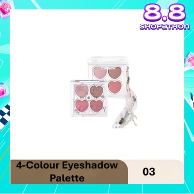 FLORTTE Love Yourself 4-Colour Eyeshadow Palette 03 2.7g