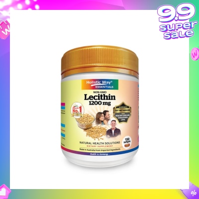 HOLISTIC WAY Essentials Non-GMO Lecithin 1200mg Dietary Supplement Softgel 150s