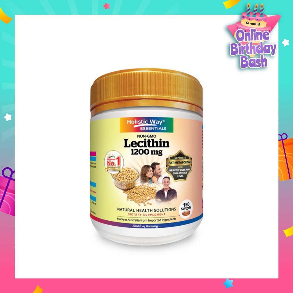 Essentials Non-GMO Lecithin 1200mg Dietary Supplement Softgel 150s