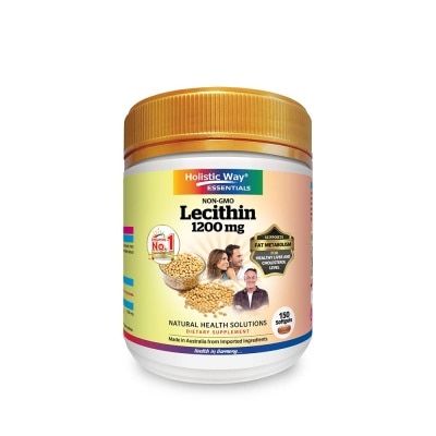 HOLISTIC WAY Essentials Non-GMO Lecithin 1200mg Dietary Supplement Softgel 150s