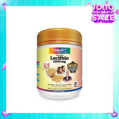 HOLISTIC WAY Essentials Non-GMO Lecithin 1200mg Dietary Supplement Softgel 150s