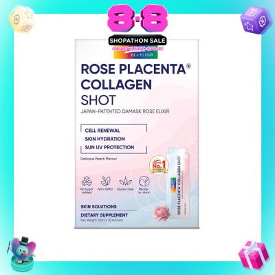 HOLISTIC WAY - Bio-Elixir Rose Placenta Collagen Shot Dietary Supplement Sachet 10s