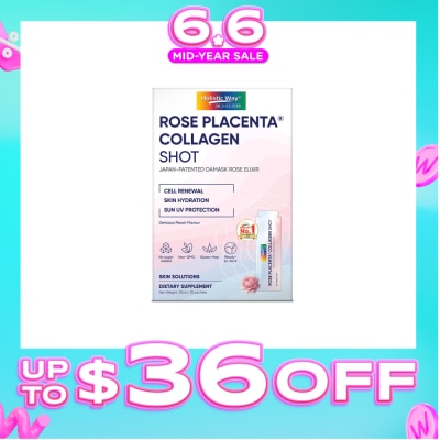 HOLISTIC WAY - Bio-Elixir Rose Placenta Collagen Shot Dietary Supplement Sachet 10s