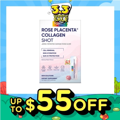 HOLISTIC WAY Bio-Elixir Rose Placenta Collagen Shot Dietary Supplement Sachet 10s