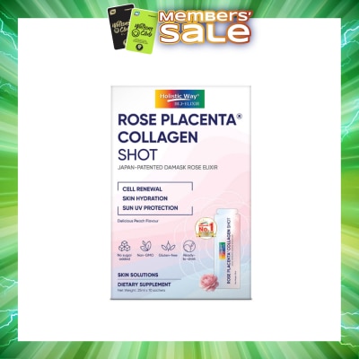 HOLISTIC WAY - Bio-Elixir Rose Placenta Collagen Shot Dietary Supplement Sachet 10s