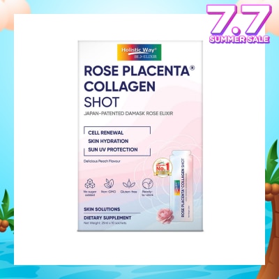 HOLISTIC WAY Bio-Elixir Rose Placenta Collagen Shot Dietary Supplement Sachet 10s