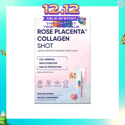 HOLISTIC WAY Bio-Elixir Rose Placenta Collagen Shot Dietary Supplement Sachet 10s