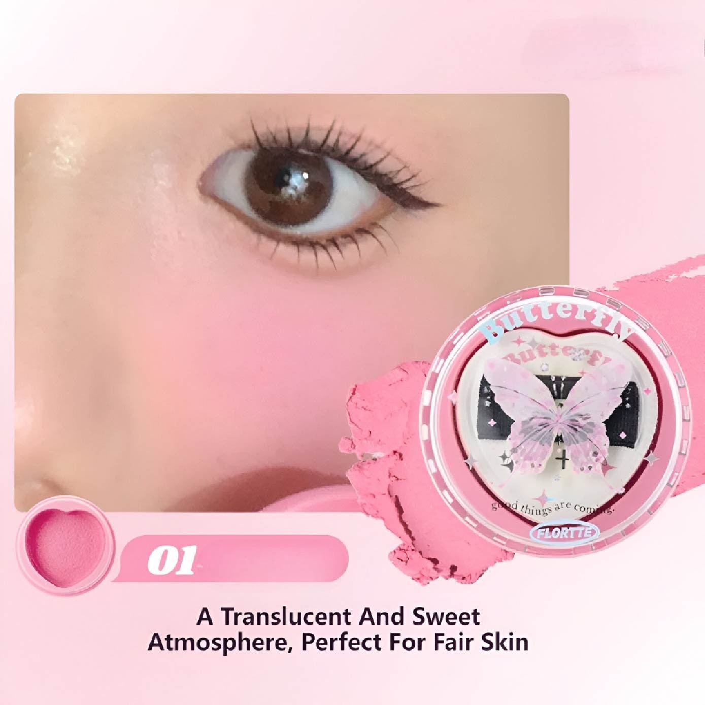 Hello Beauty Airy Cream Blush 01 6g