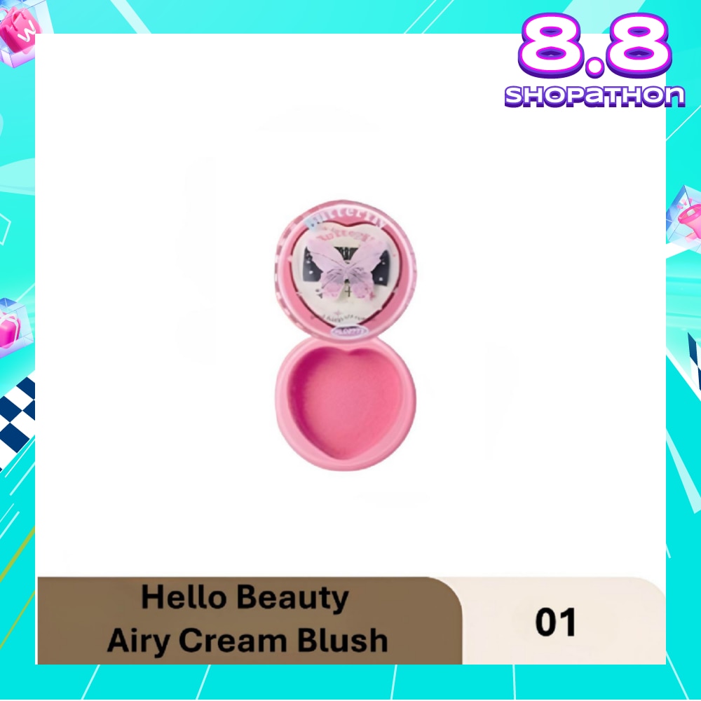 Hello Beauty Airy Cream Blush 01 6g