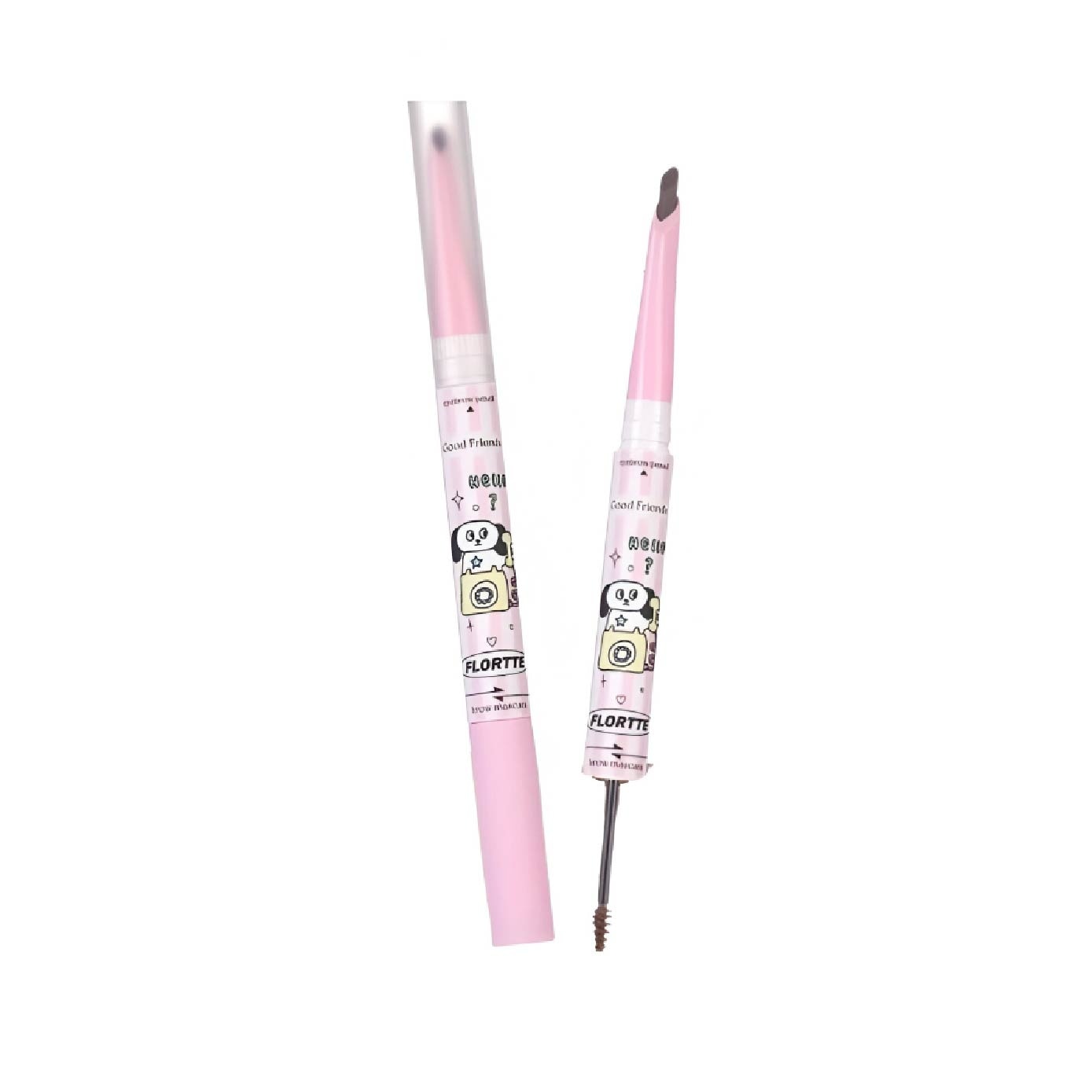 Good Friends Club Rotatable Eyebrow Pencil & Brow Mascara 02 18g