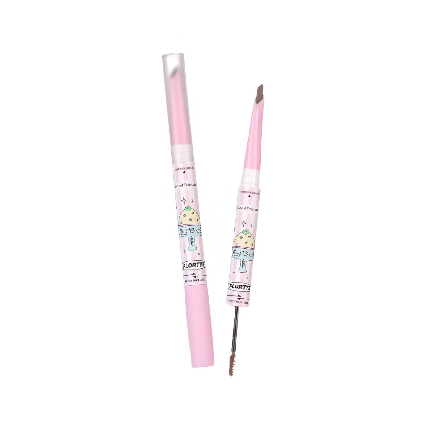 Good Friends Club Rotatable Eyebrow Pencil & Brow Mascara 03 18g