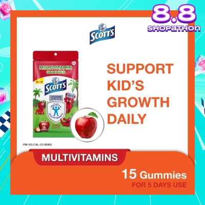 SCOTT'S Multivitamins Gummies Apple 15s