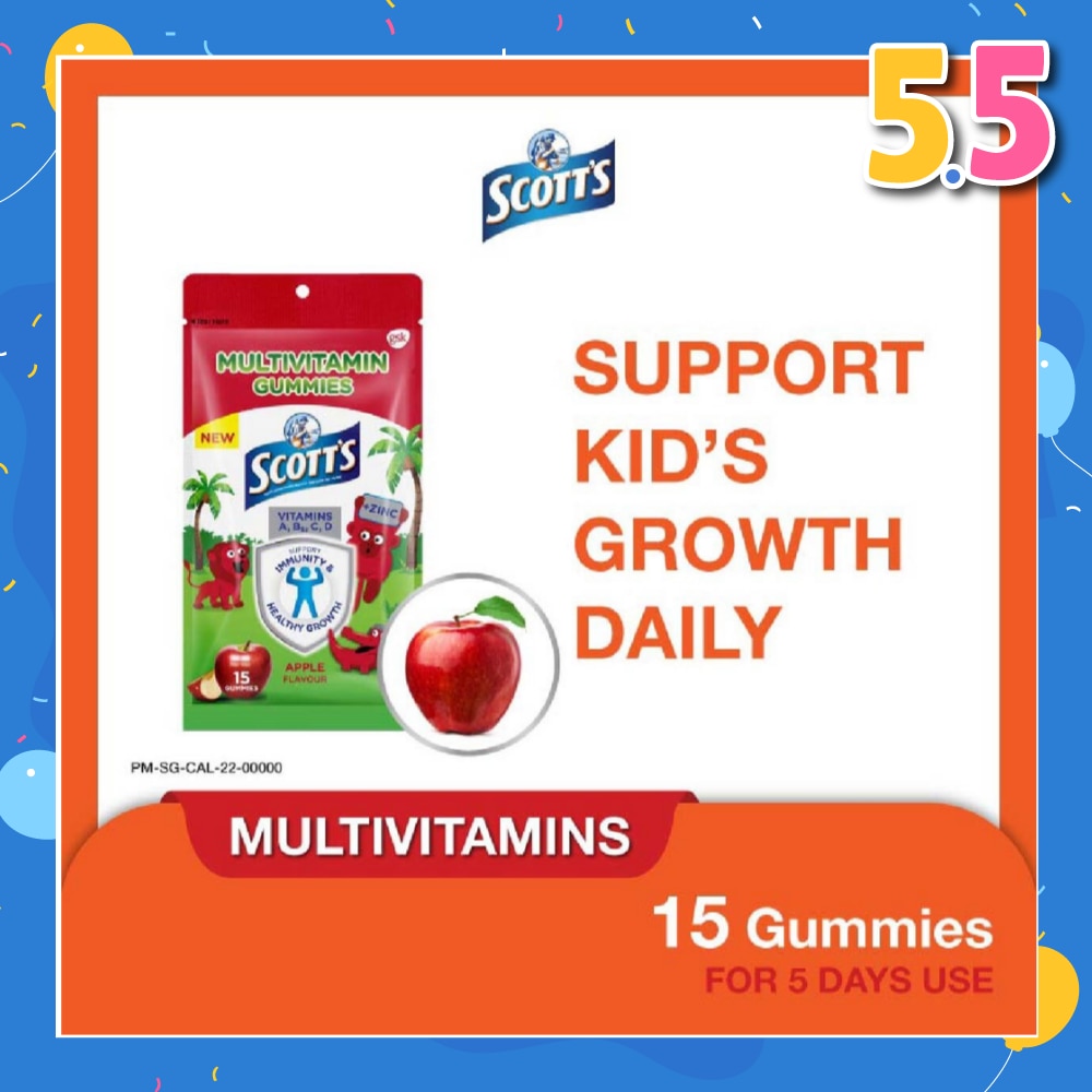 Multivitamins Gummies Apple 15s