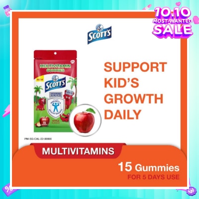 SCOTT'S Multivitamins Gummies Apple 15s