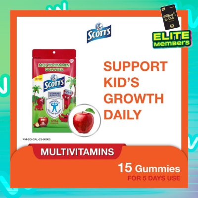SCOTT'S Multivitamins Gummies Apple 15s