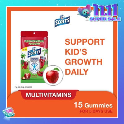 SCOTT'S Multivitamins Gummies Apple 15s
