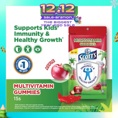 SCOTT'S Multivitamins Gummies Apple 15s