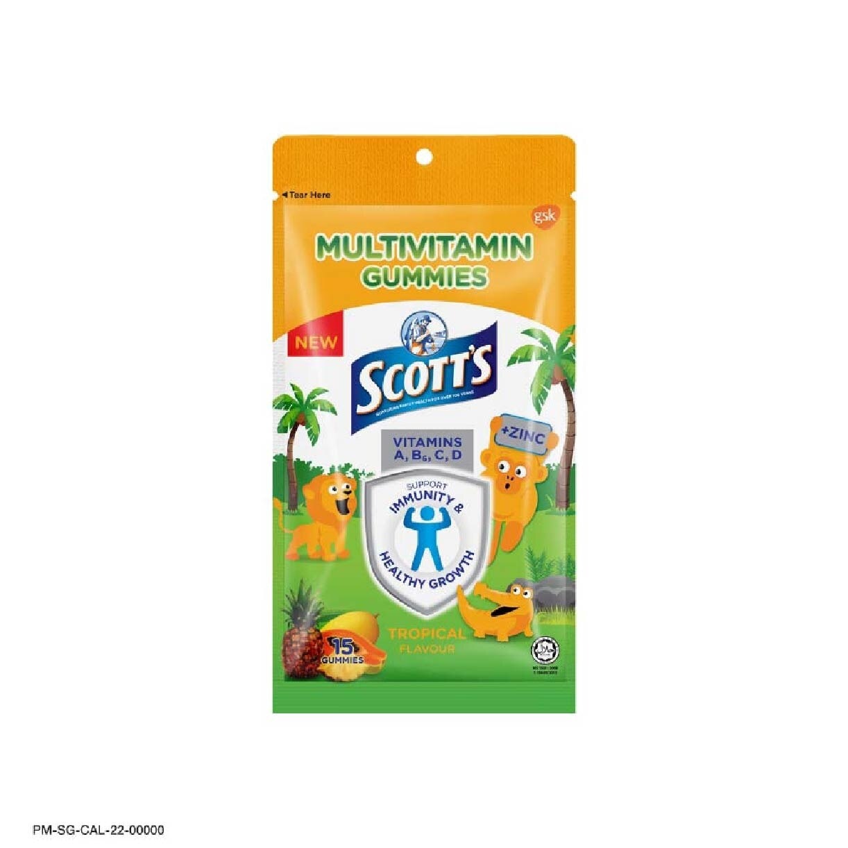 Multivitamins Gummies Tropical 15s