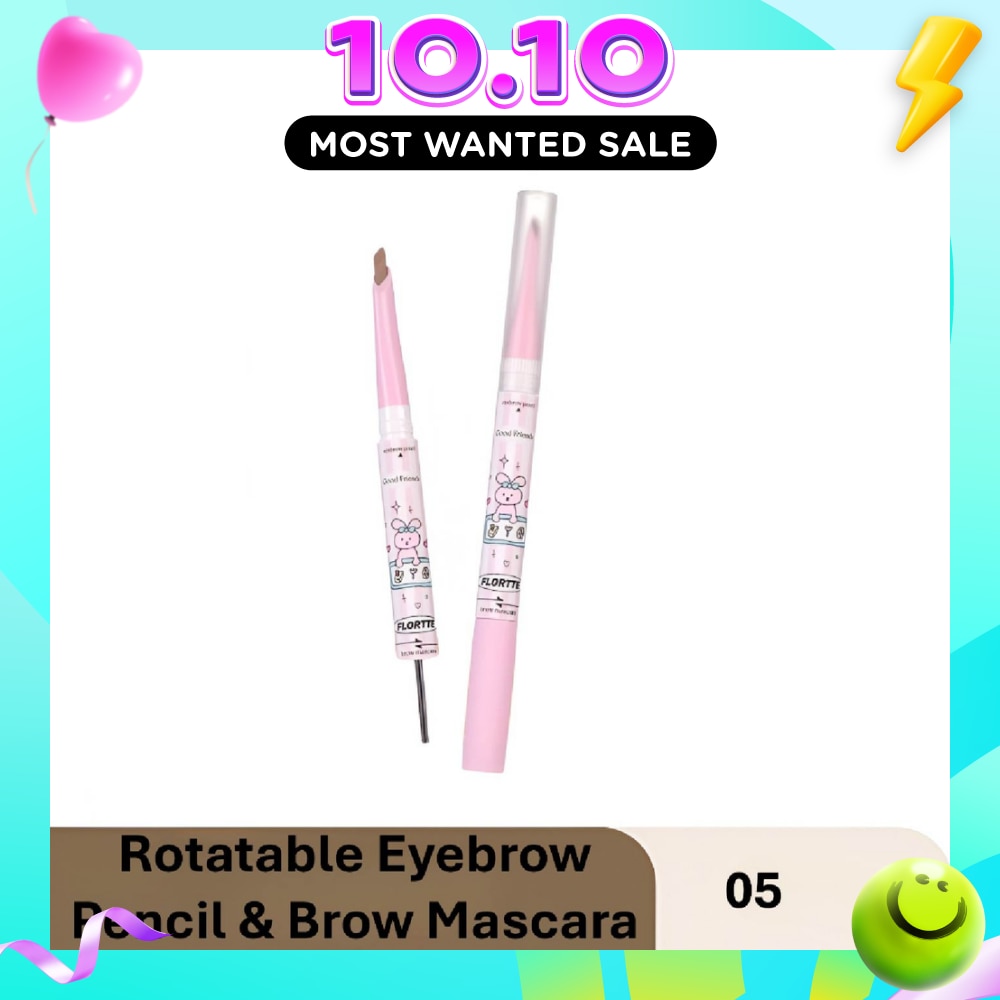 Good Friends Club Rotatable Eyebrow Pencil & Brow Mascara 05 18g (Expiry: Apr`2027) image