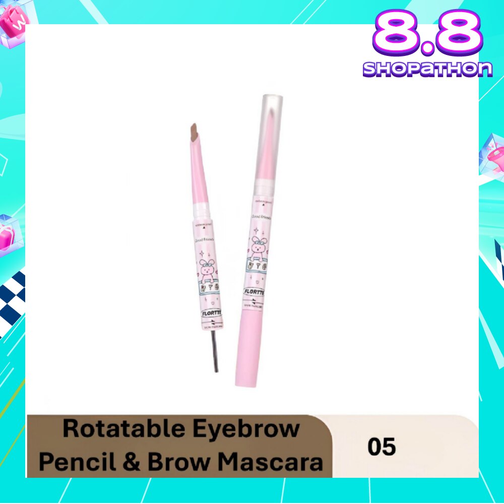 Good Friends Club Rotatable Eyebrow Pencil & Brow Mascara 05 18g