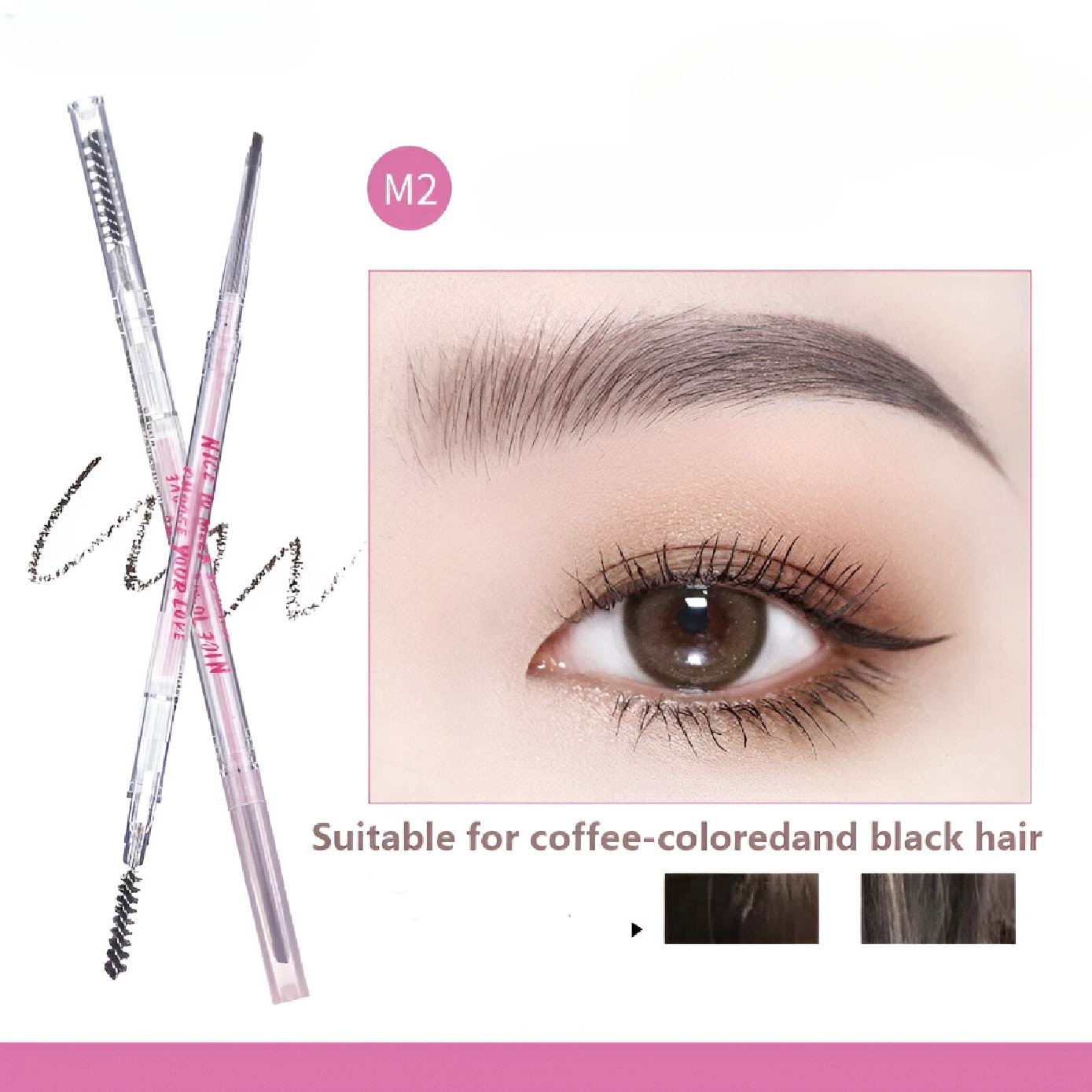 Mood Research Lab Sculpting Eyebrow Pencil M2 0.05g