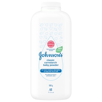 JOHNSON'S Baby Classic Cornstarch Baby Power 500g