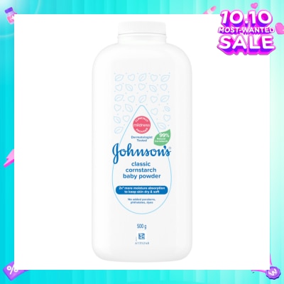 JOHNSON'S Baby Classic Cornstarch Baby Power 500g