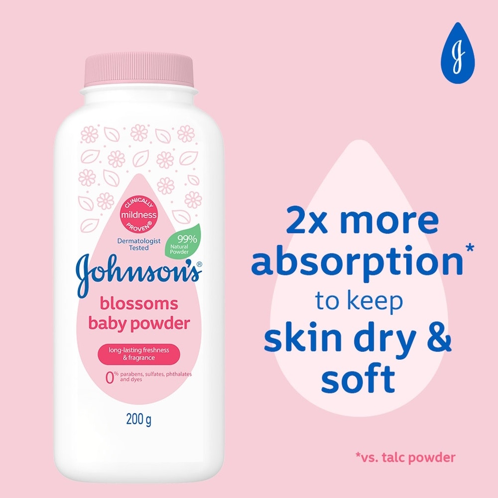 Blossom Cornstarch Baby Powder 200g