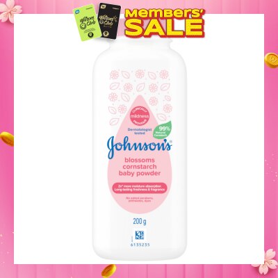 JOHNSON'S Baby Blossom Cornstarch Baby Powder 200g